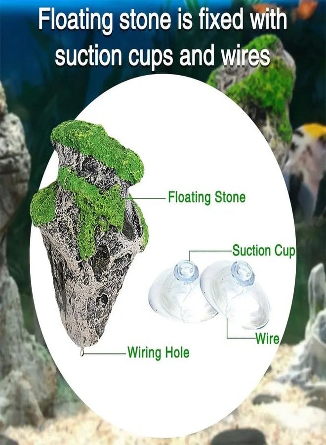 VAYINATO® Artificial Submersible Rock Ornament for Aquarium Decoration | Resin Natural Hillside Landscape Avatar Mystery Scenery Fish Tank Decoration Ideas for Aquarium Accessories - Image 5